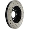 Centric Parts Sport Cross Drilled Brake Rotor, 128.40021R 128.40021R - alternate 5